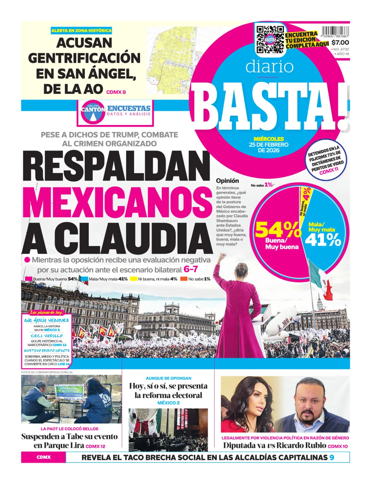 Portada de Basta! (portada)