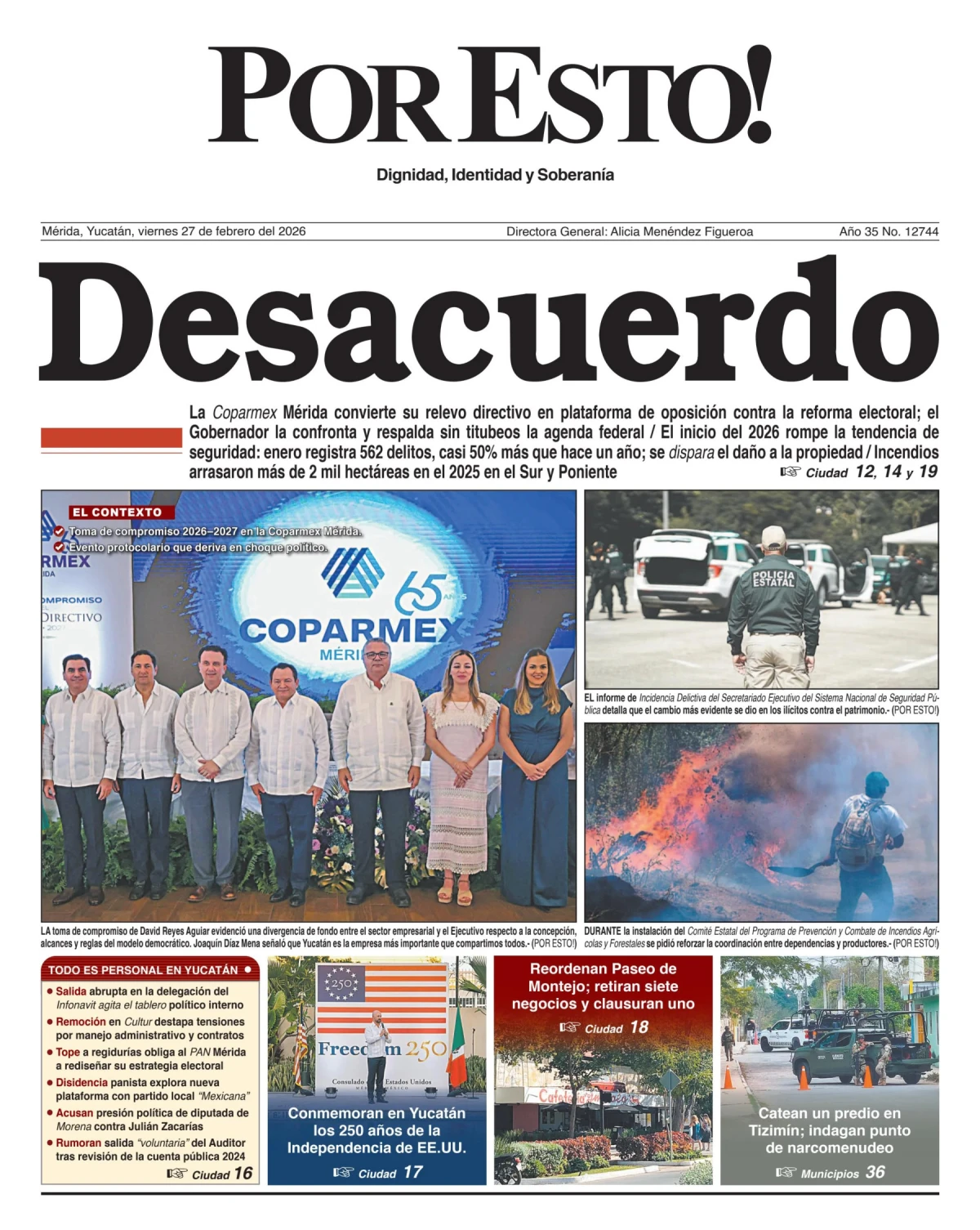 Portada de Por Esto (merida, Yucatan)
