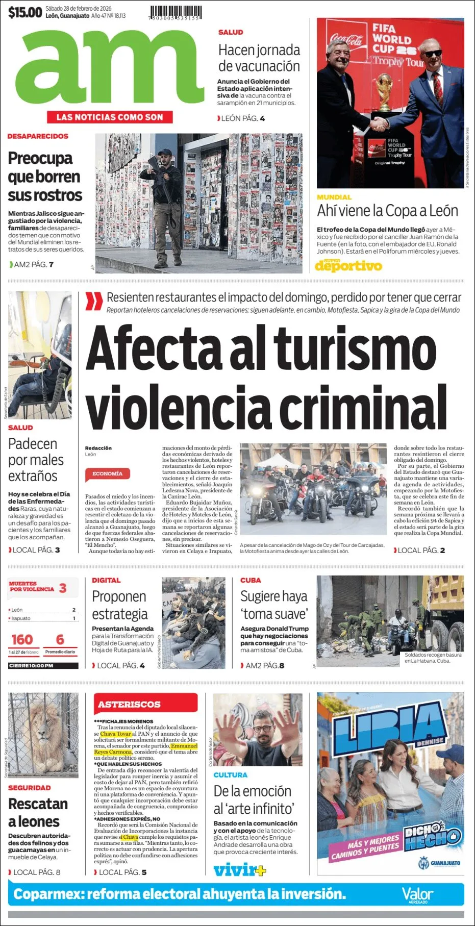 Portada de Am Corredor Industrial del sábado, 28 de febrero de 2026