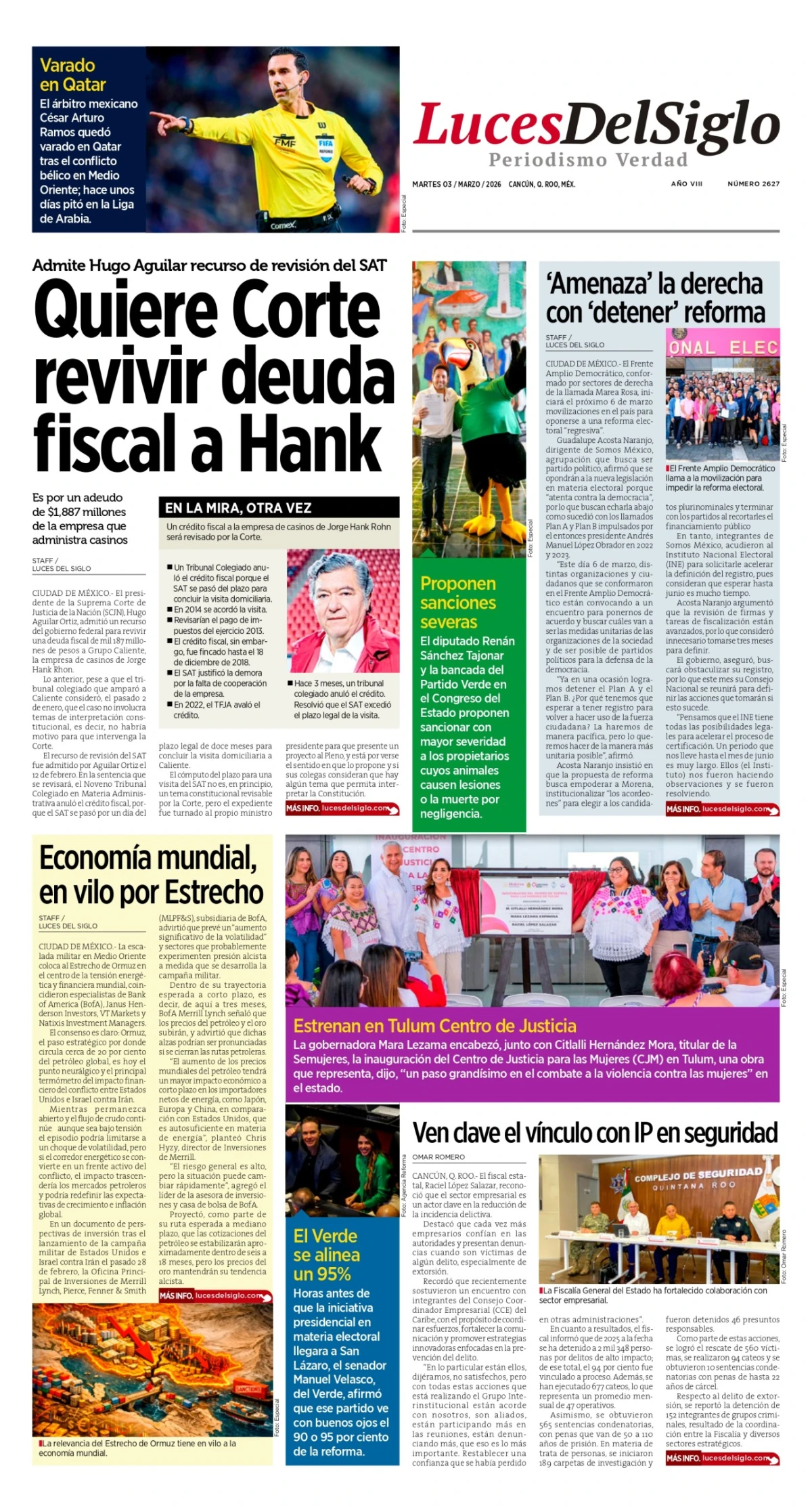 Portada de Luces del Siglo