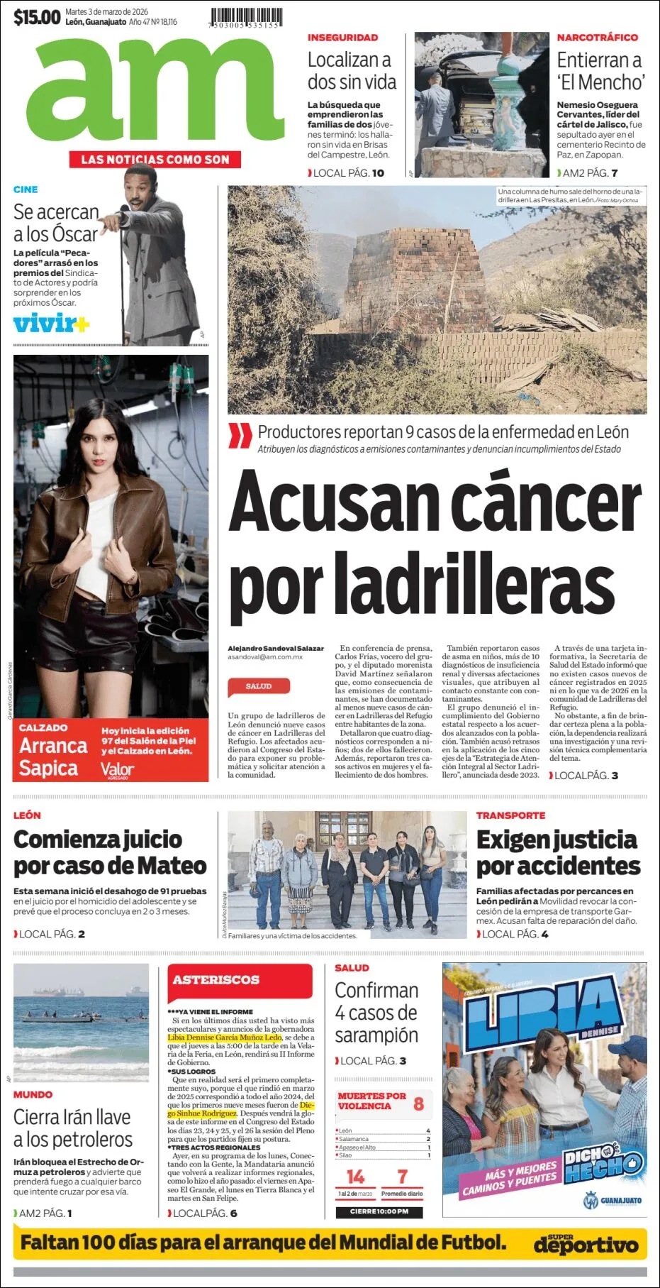 Portada de Am Corredor Industrial del martes, 3 de marzo de 2026