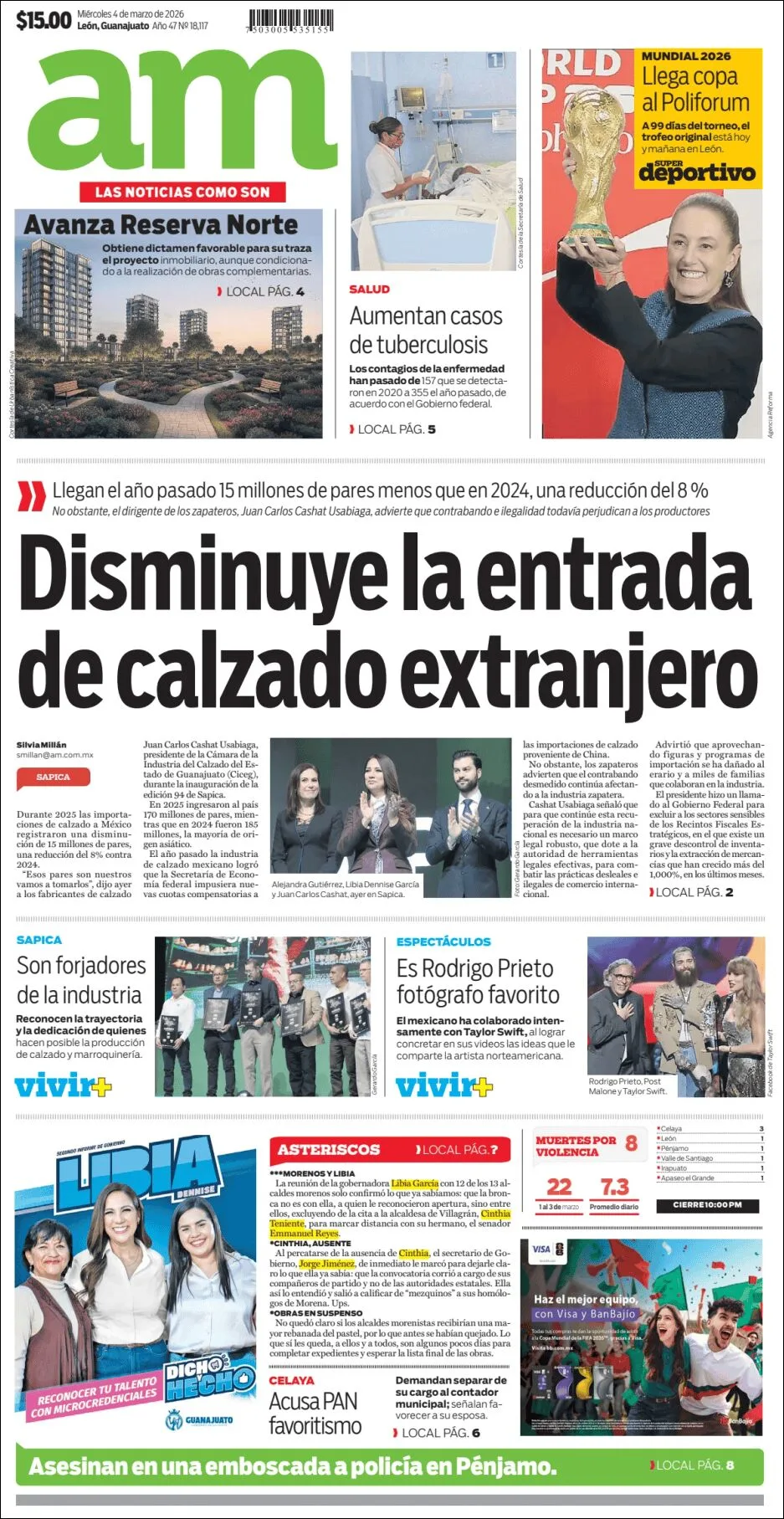 Portada de Am Corredor Industrial del miércoles, 4 de marzo de 2026