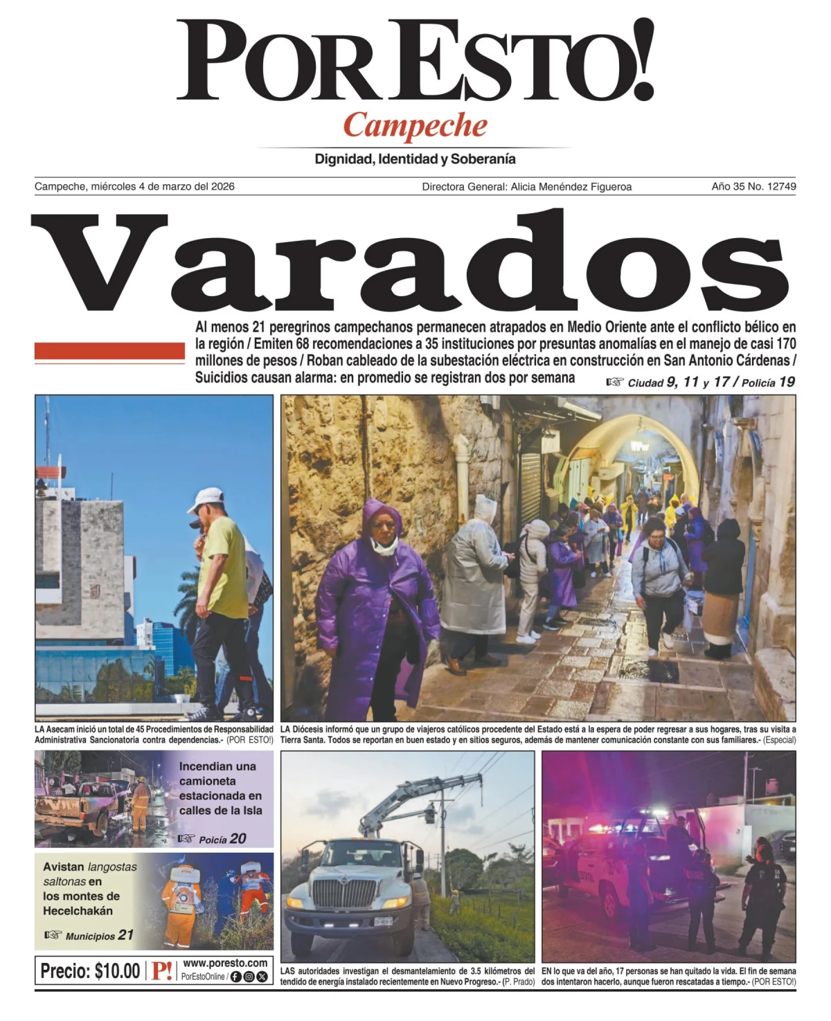Portada de Por Esto (campeche)