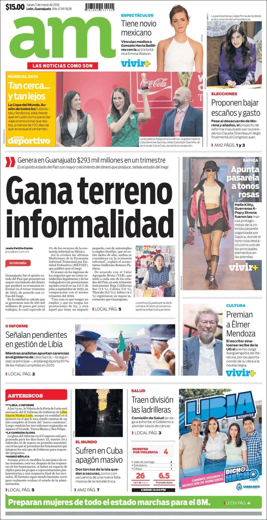 Portada de Am Corredor Industrial del jueves, 5 de marzo de 2026