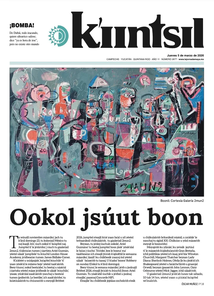 Portada de La Jornada - Kiintsil del jueves, 5 de marzo de 2026