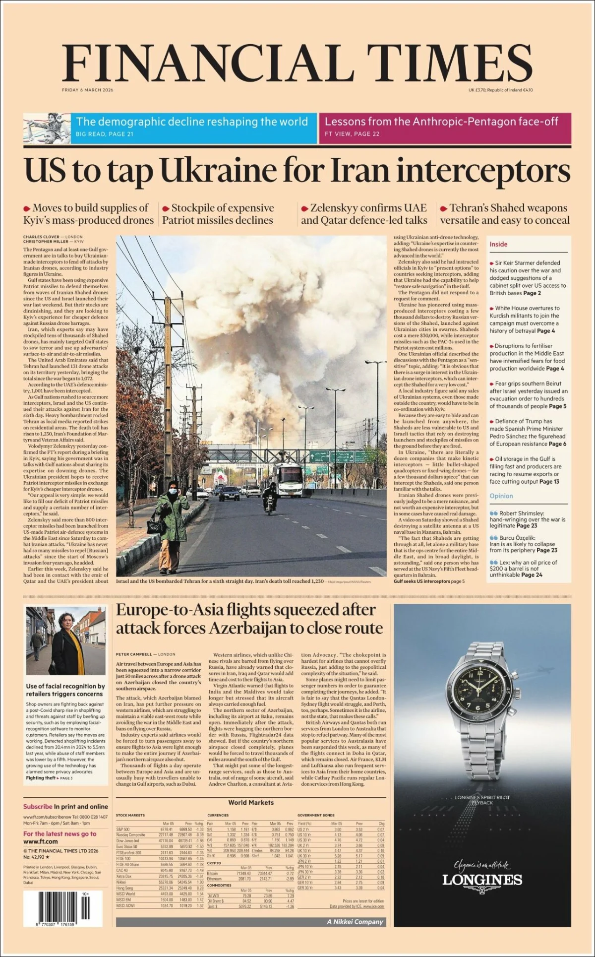 Portada de Financial Times