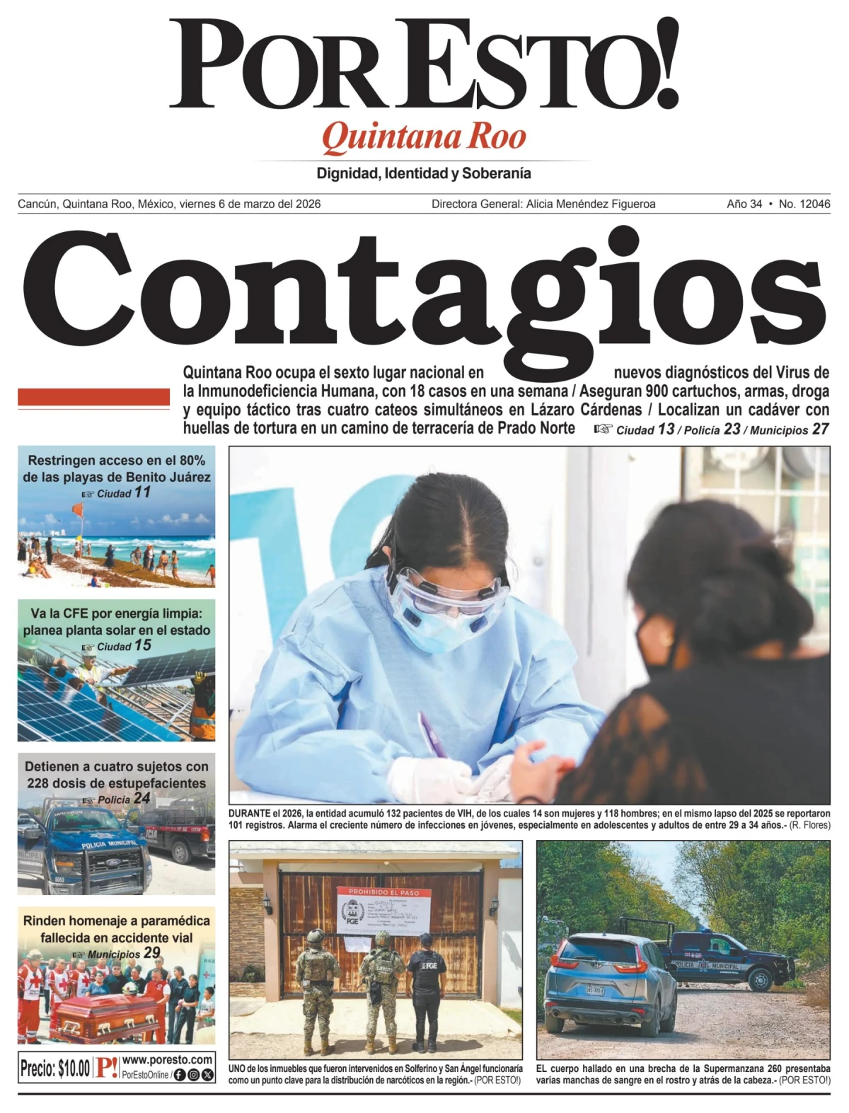 Portada de Por Esto (quintana Roo Cancun)
