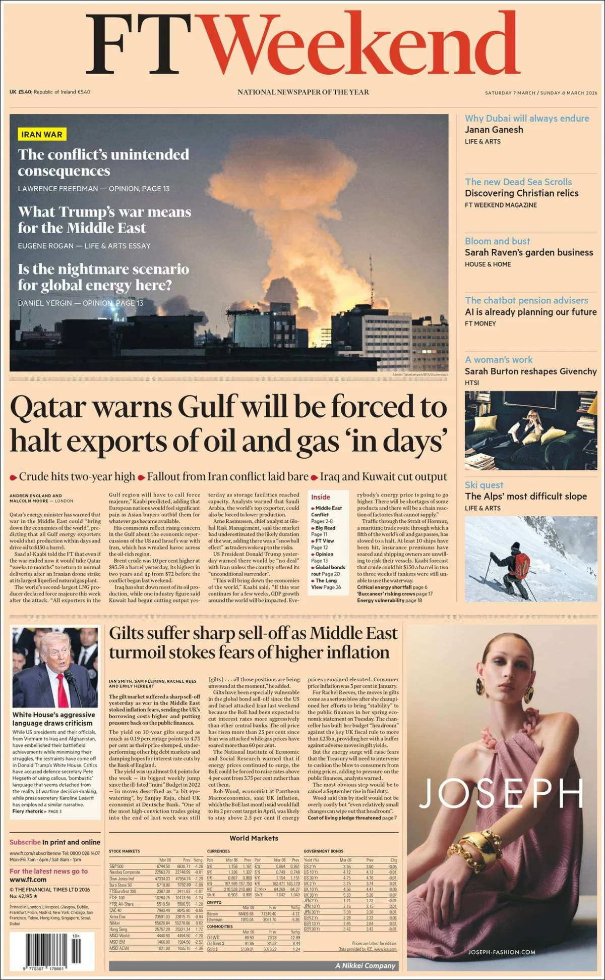 Portada de Financial Times