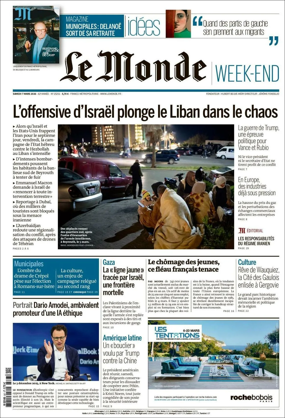 Portada de Le Monde