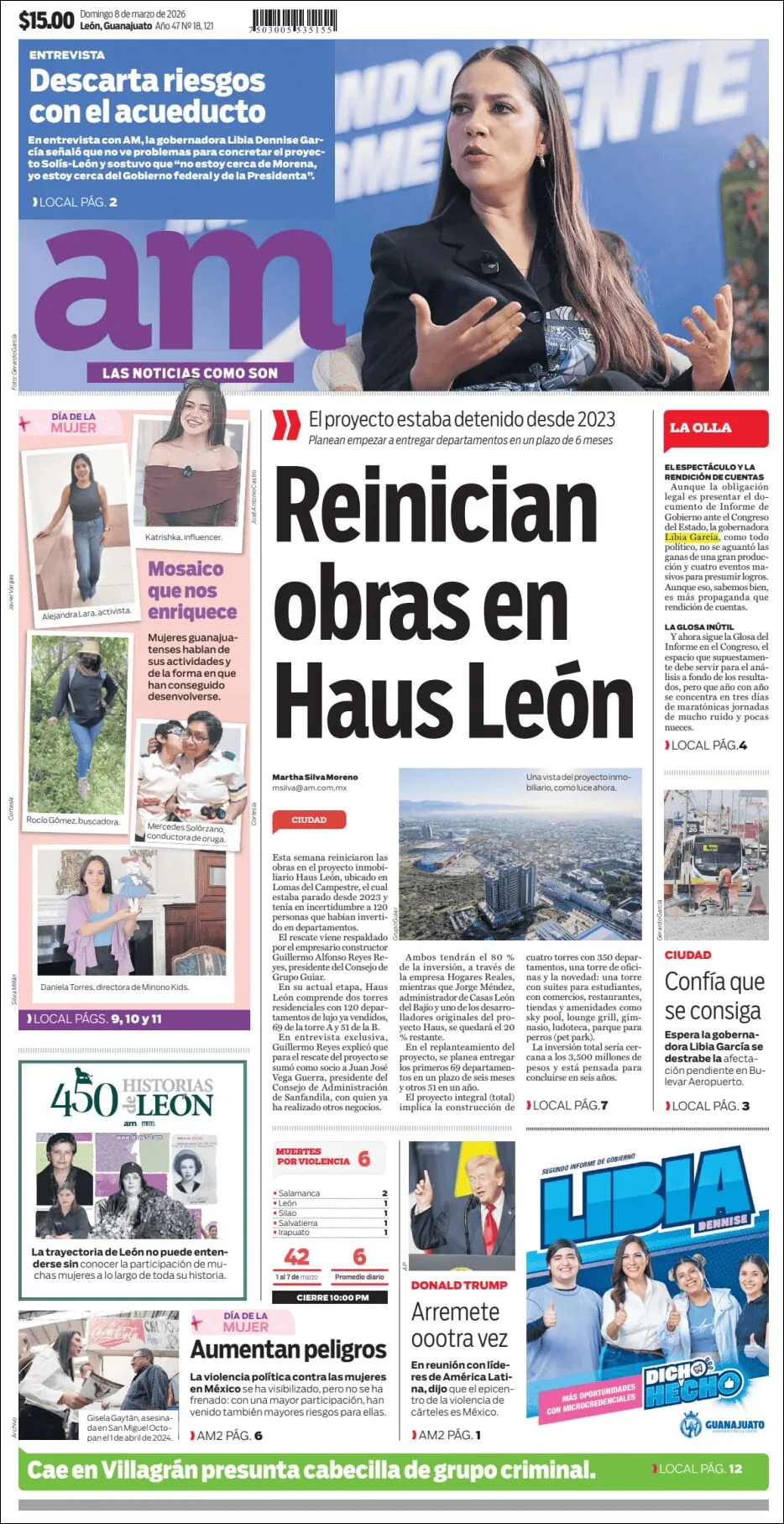 Portada de Am Corredor Industrial del domingo, 8 de marzo de 2026