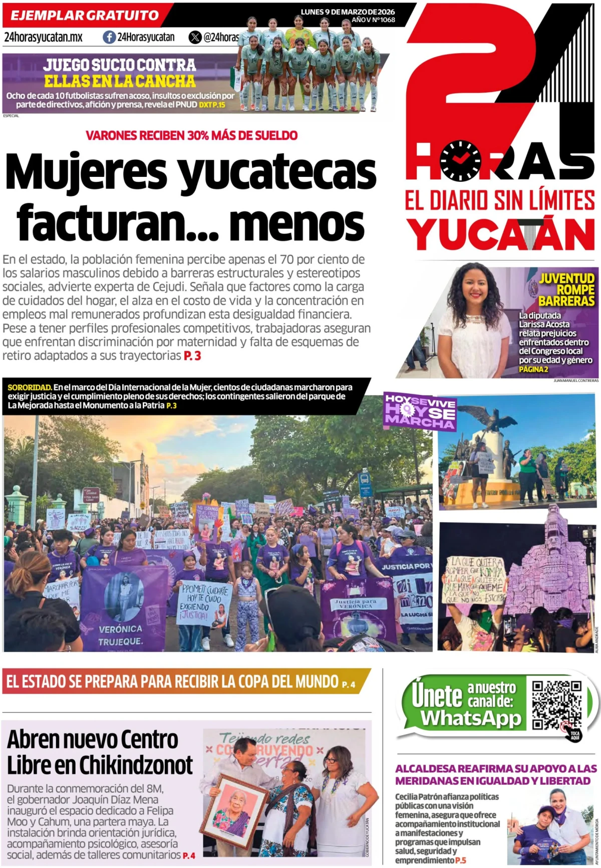Portada de 24 Horas Yucatan