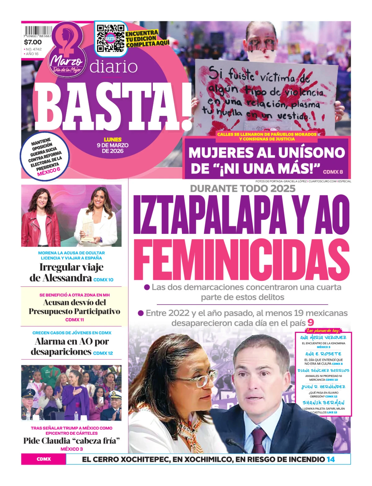 Portada de Basta! (portada)