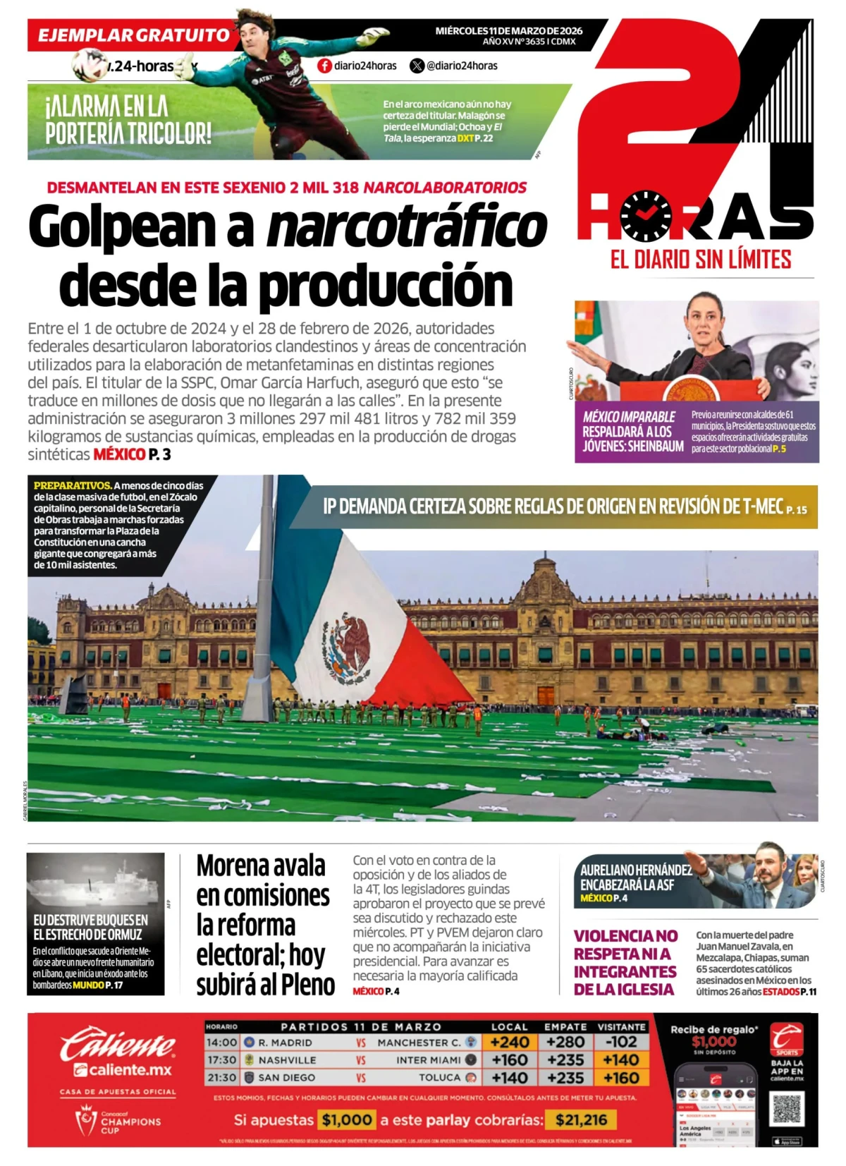 Portada de 24 Horas