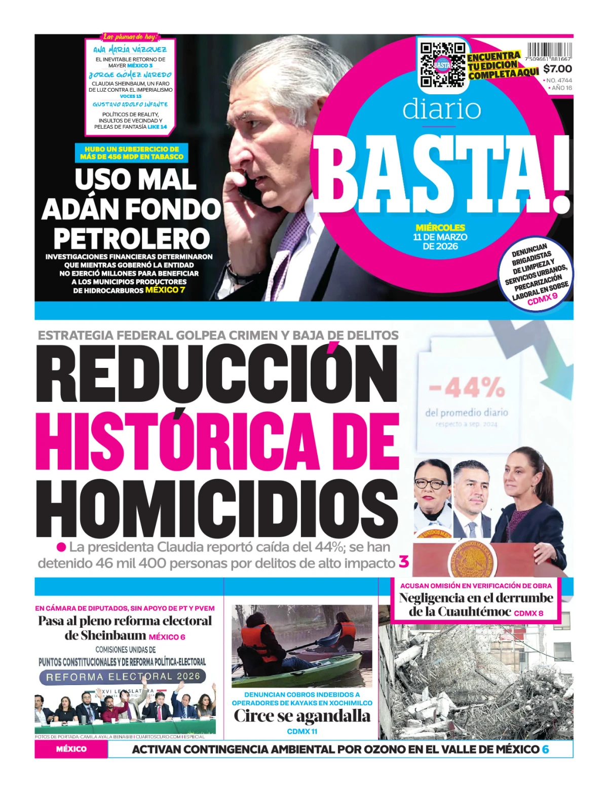 Portada de Basta! (portada)