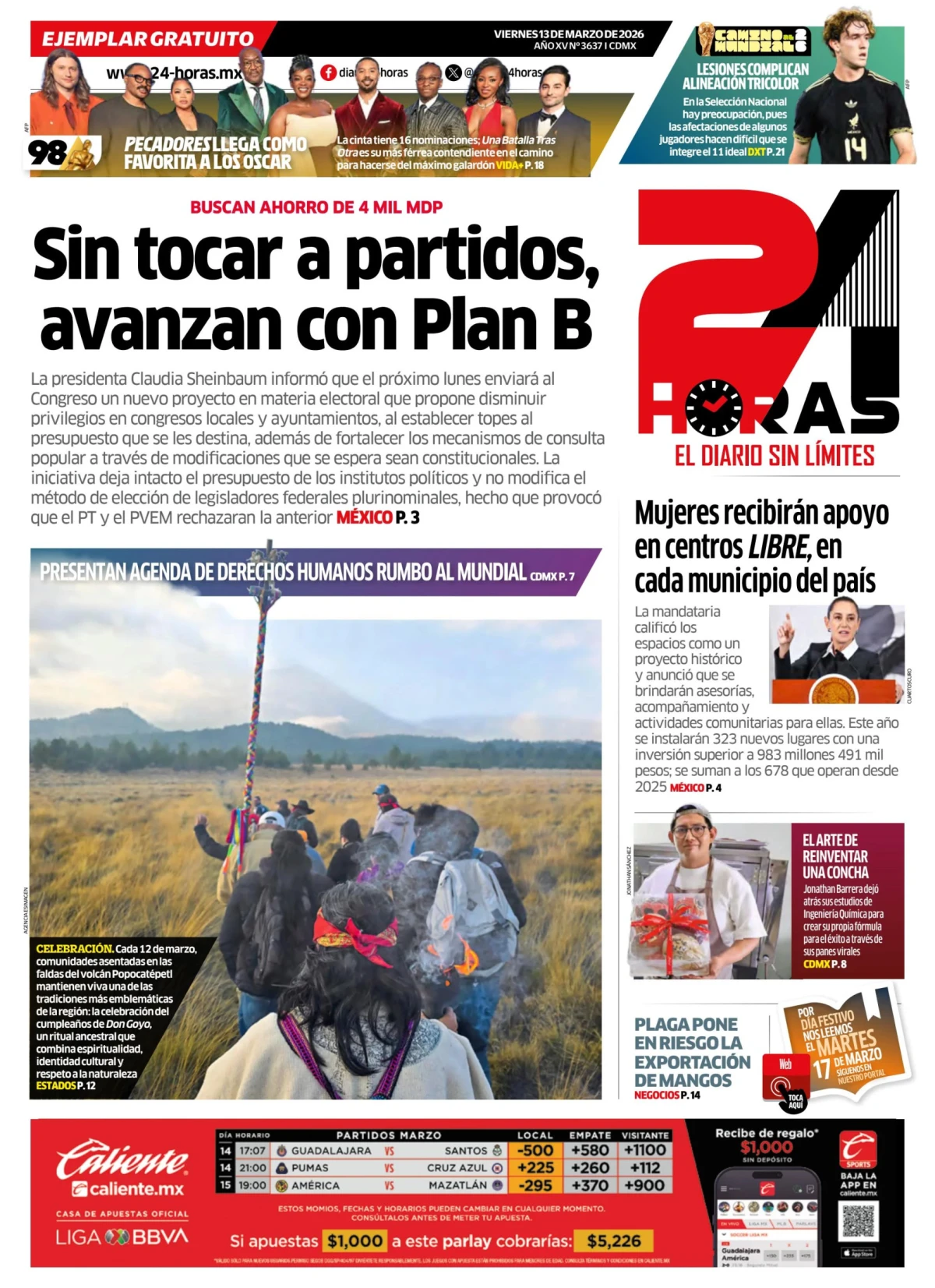Portada de 24 Horas
