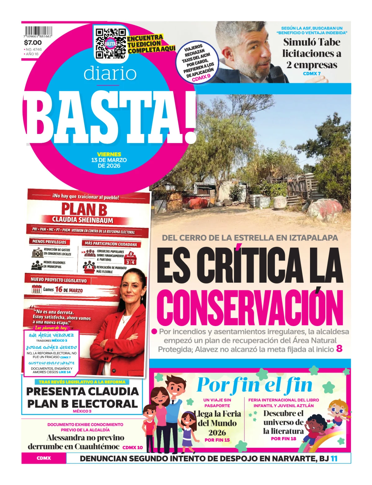 Portada de Basta! (portada)