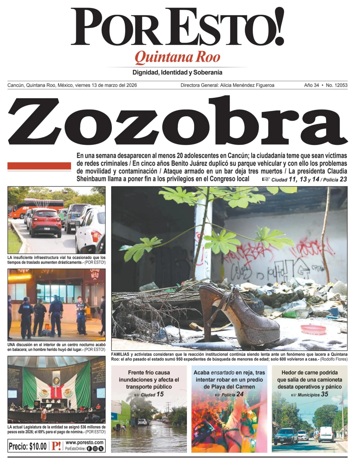 Portada de Por Esto (quintana Roo Cancun)
