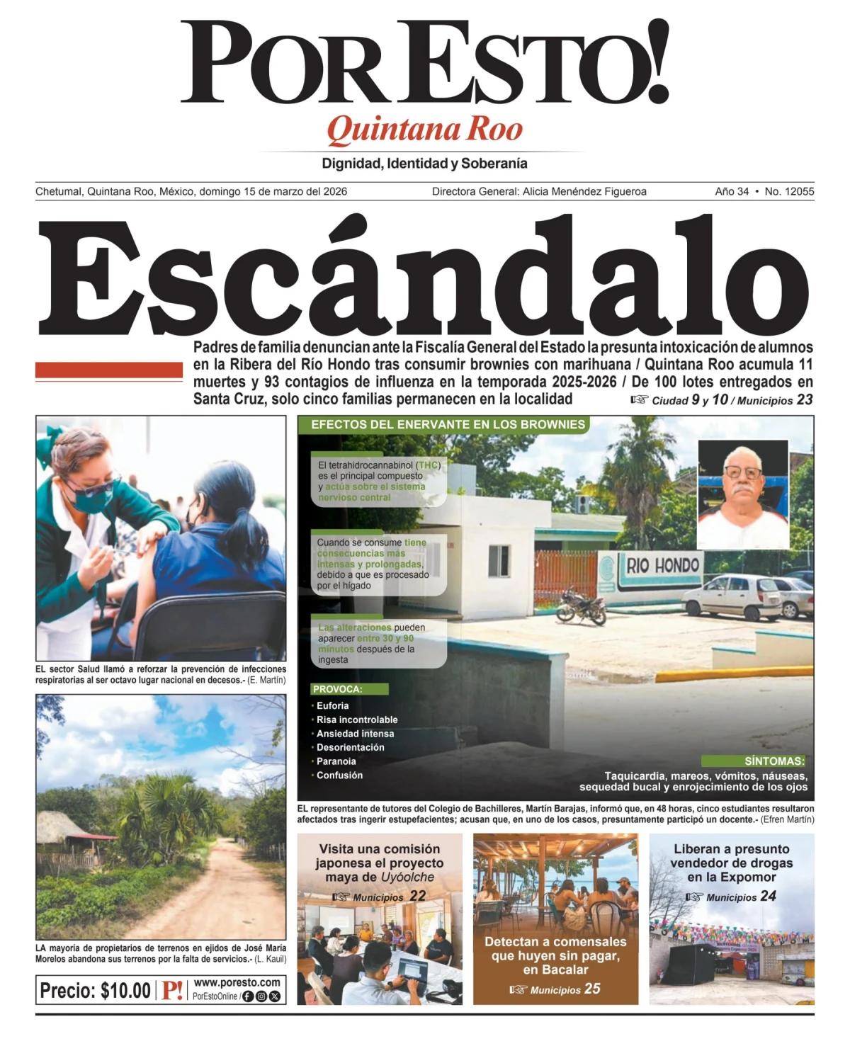 Portada de Por Esto (quintana Roo Chetumal)