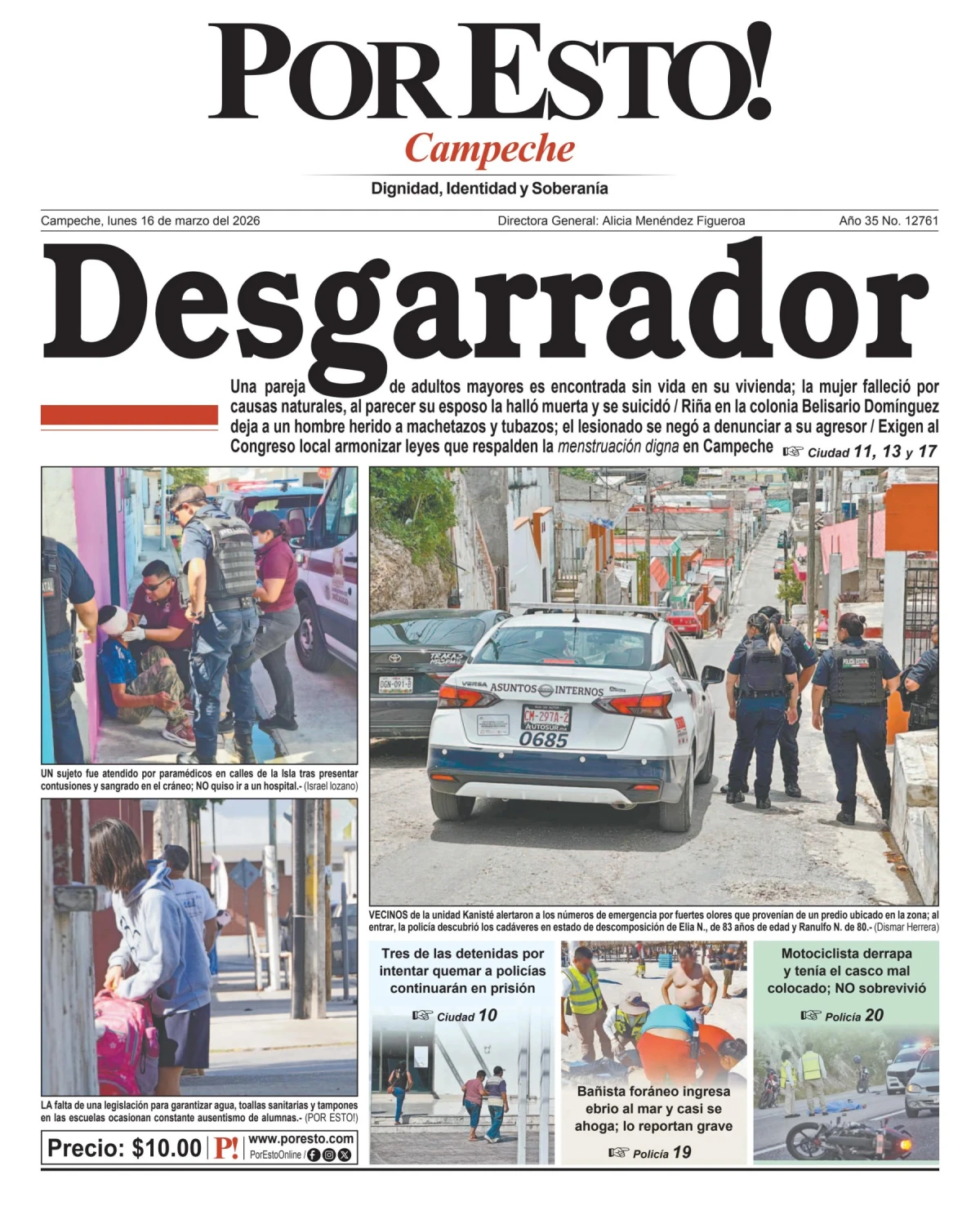 Portada de Por Esto (campeche)