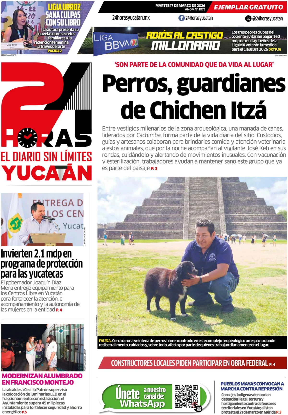 Portada de 24 Horas Yucatan