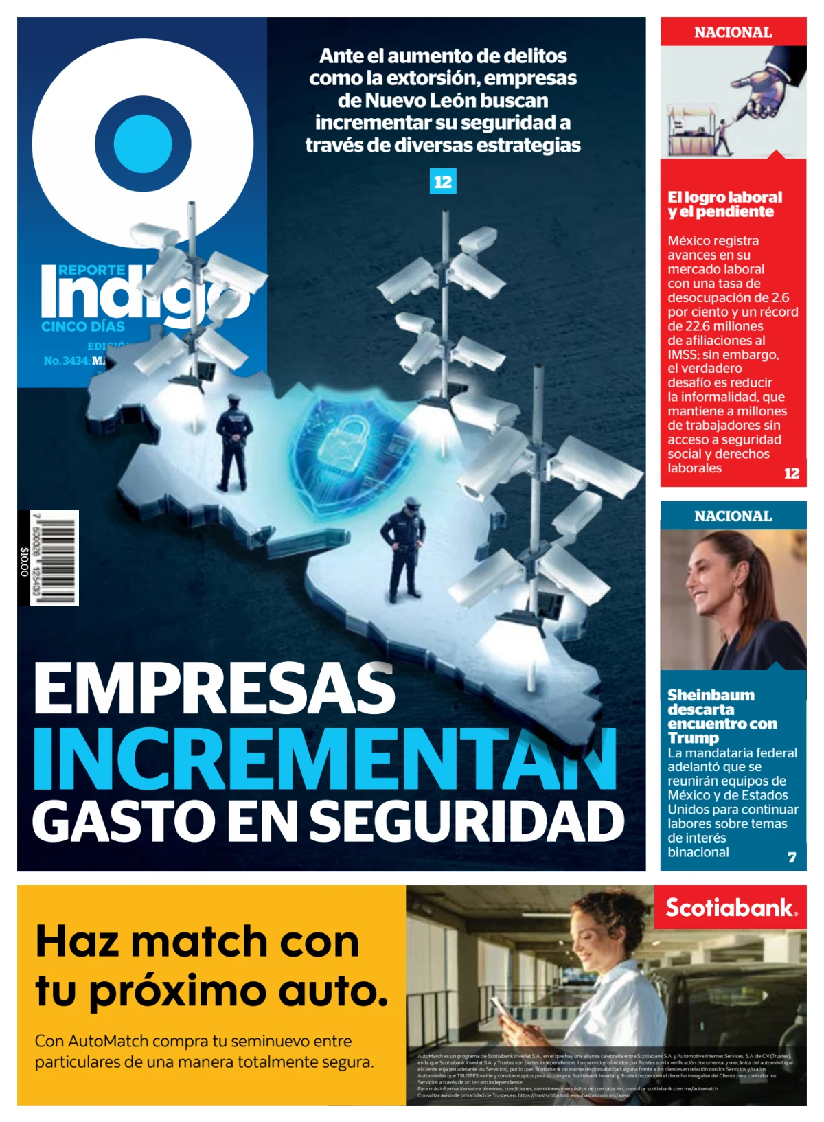 Portada de Reporte Indigo Monterrey del martes, 17 de marzo de 2026