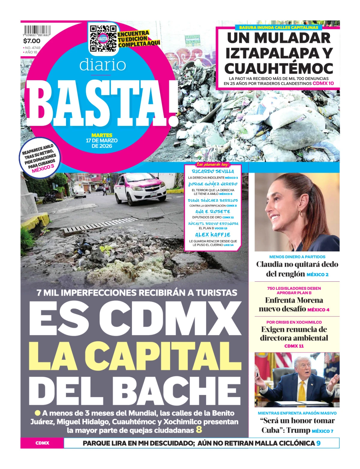 Portada de Basta! (portada)