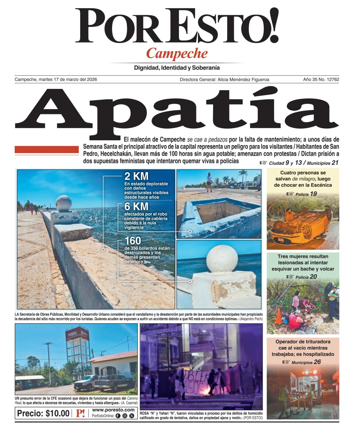 Portada de Por Esto (campeche)