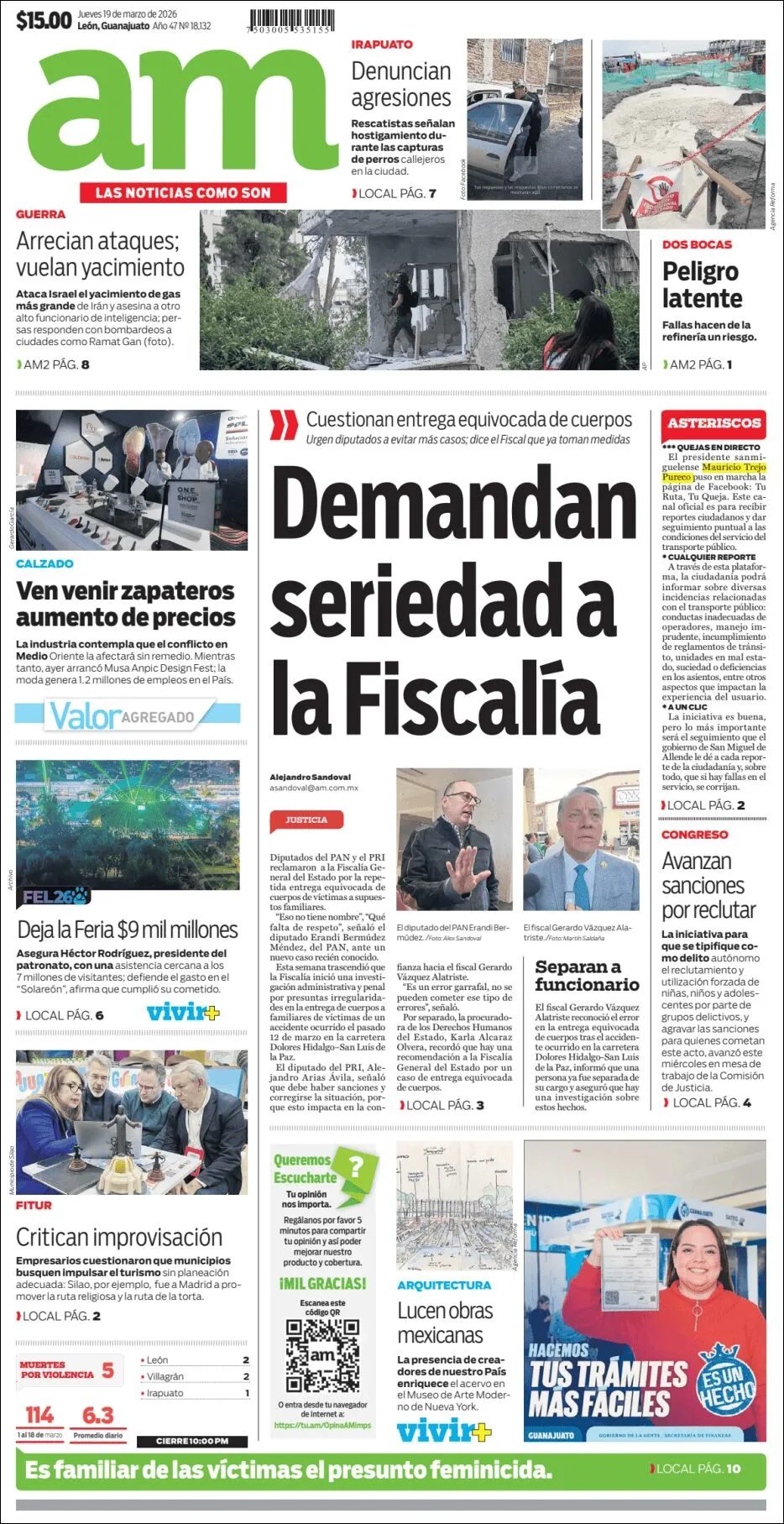 Portada de Am Corredor Industrial del jueves, 19 de marzo de 2026