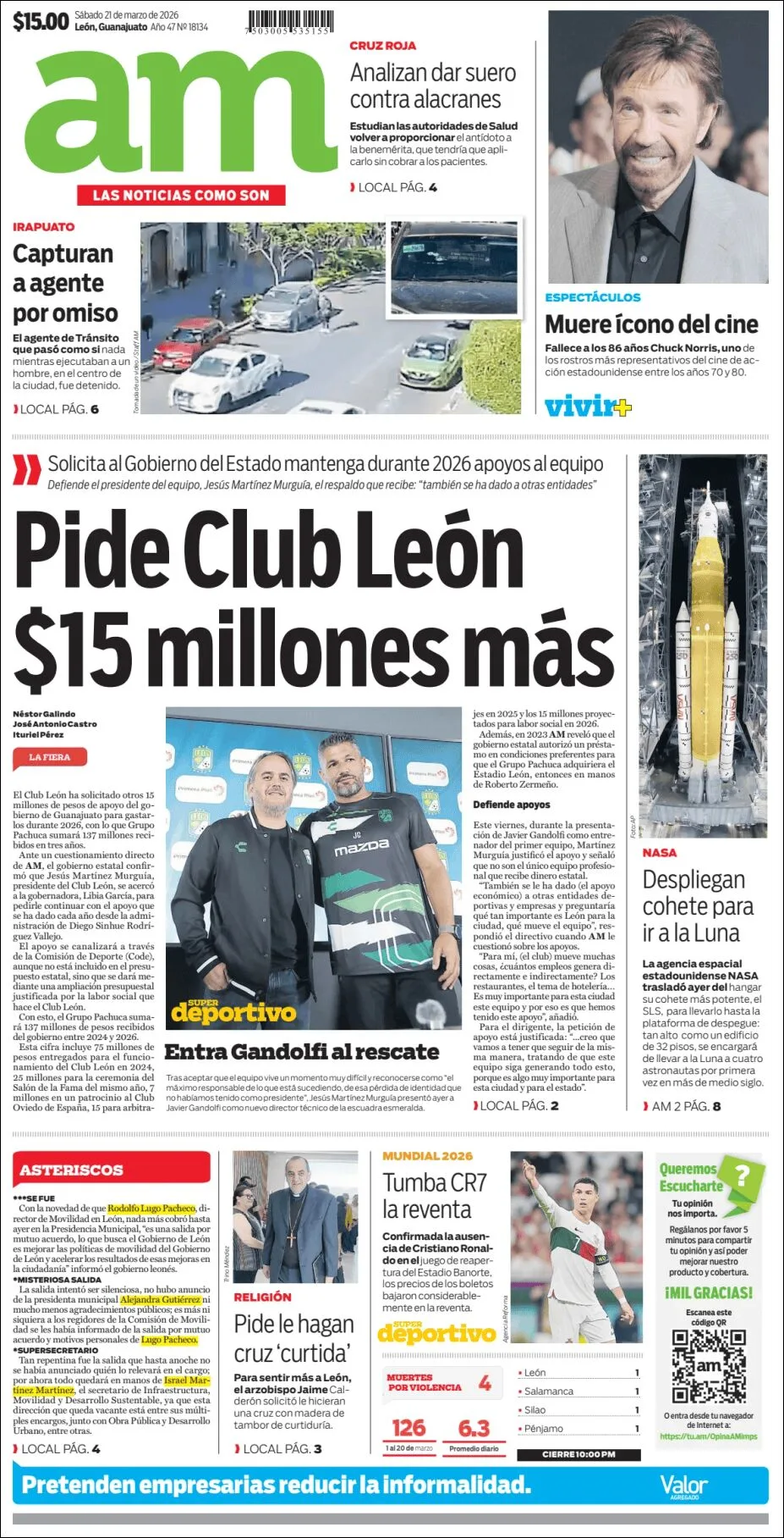 Portada de Am Corredor Industrial del sábado, 21 de marzo de 2026