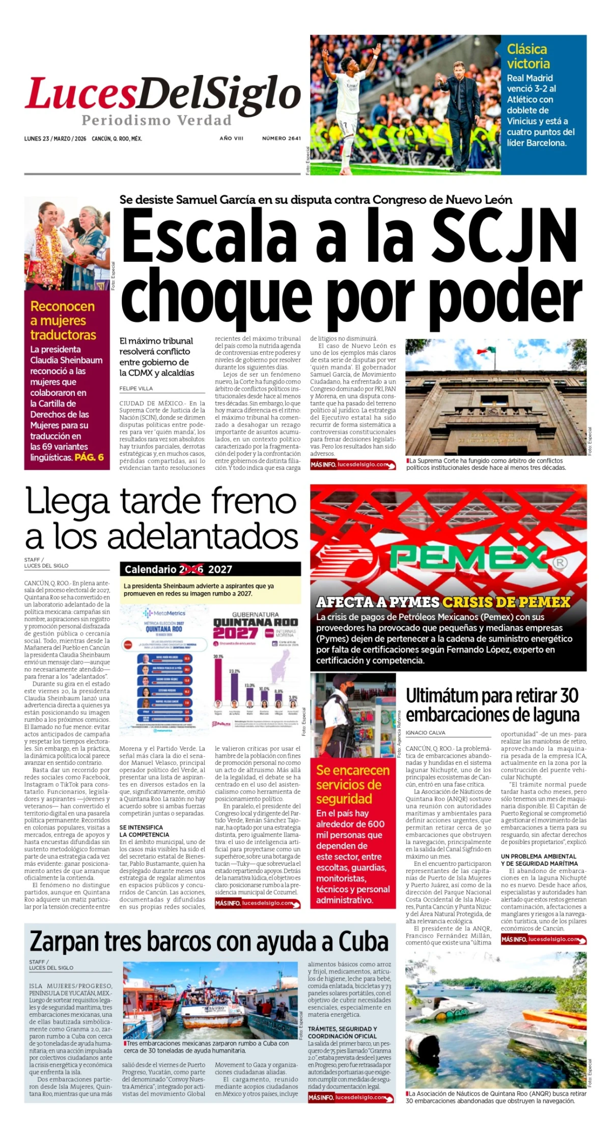 Portada de Luces del Siglo