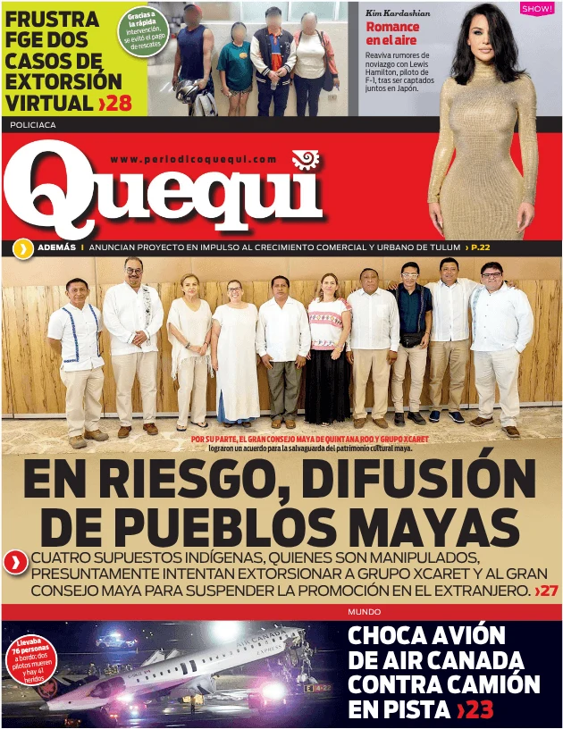 Portada de Quequi (contraportada) del martes, 24 de marzo de 2026