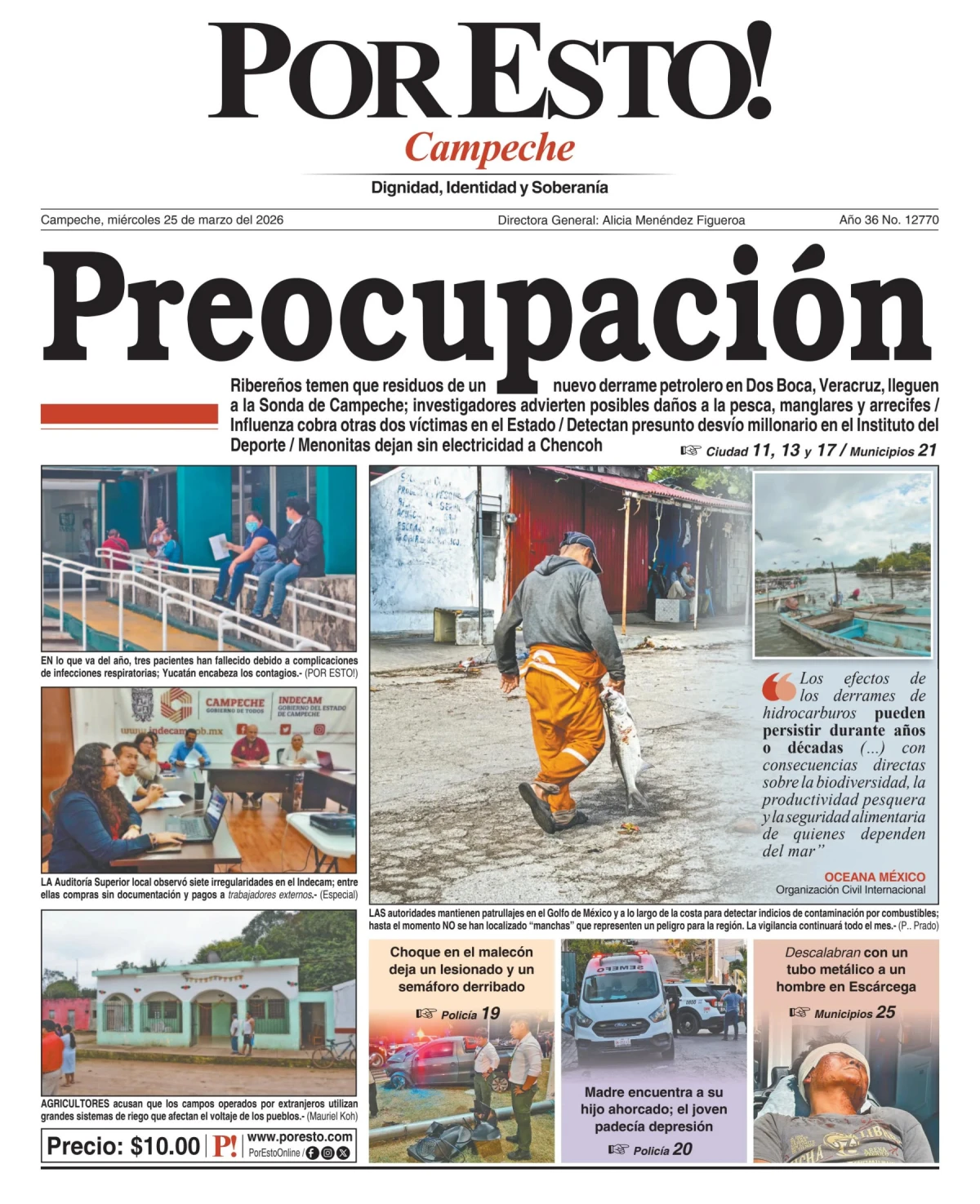 Portada de Por Esto (campeche)