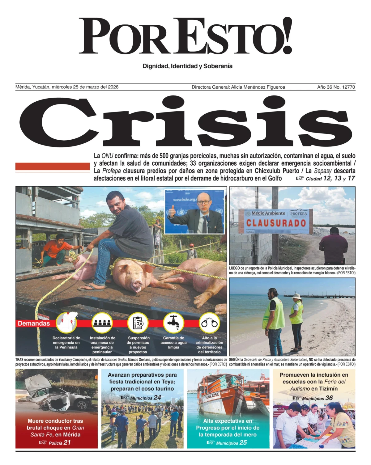 Portada de Por Esto (merida, Yucatan)