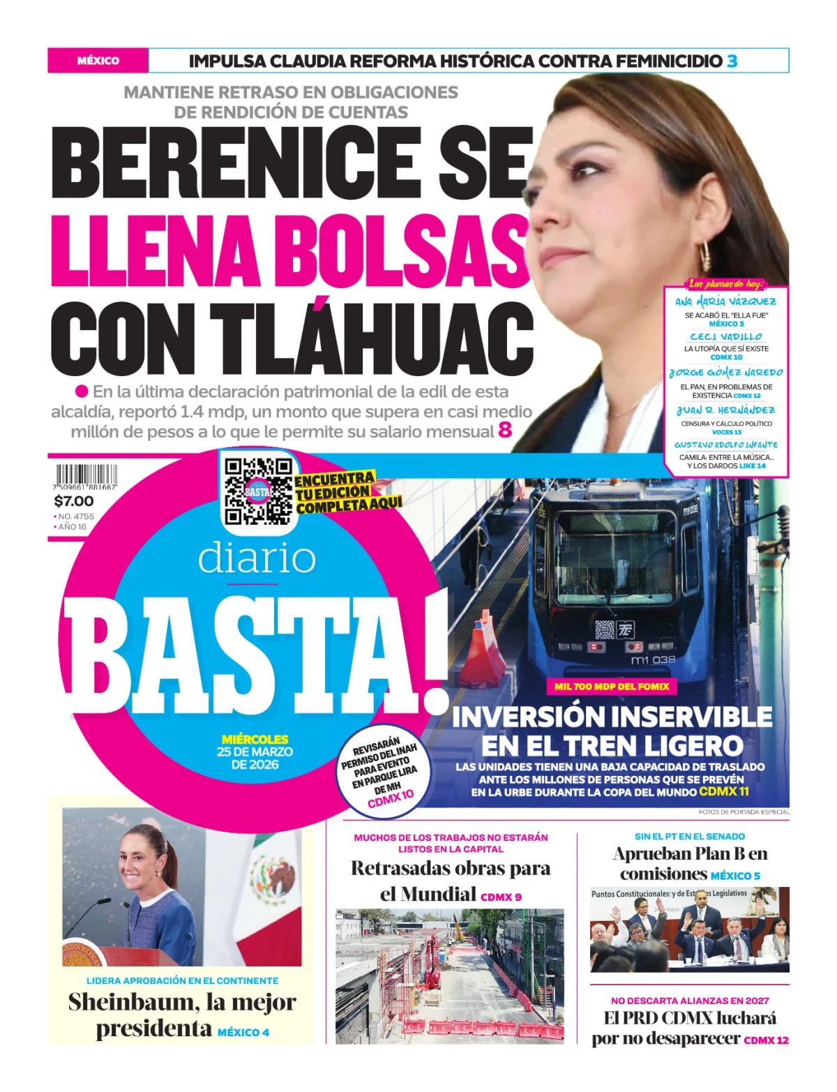Portada de Basta! (portada)