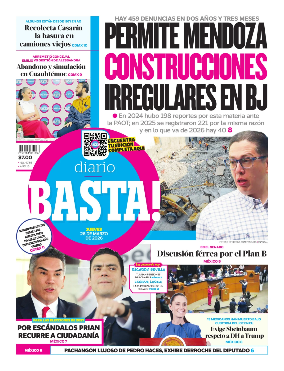 Portada de Basta! (portada)