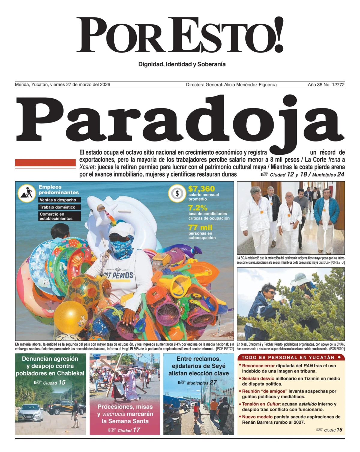Portada de Por Esto (merida, Yucatan)
