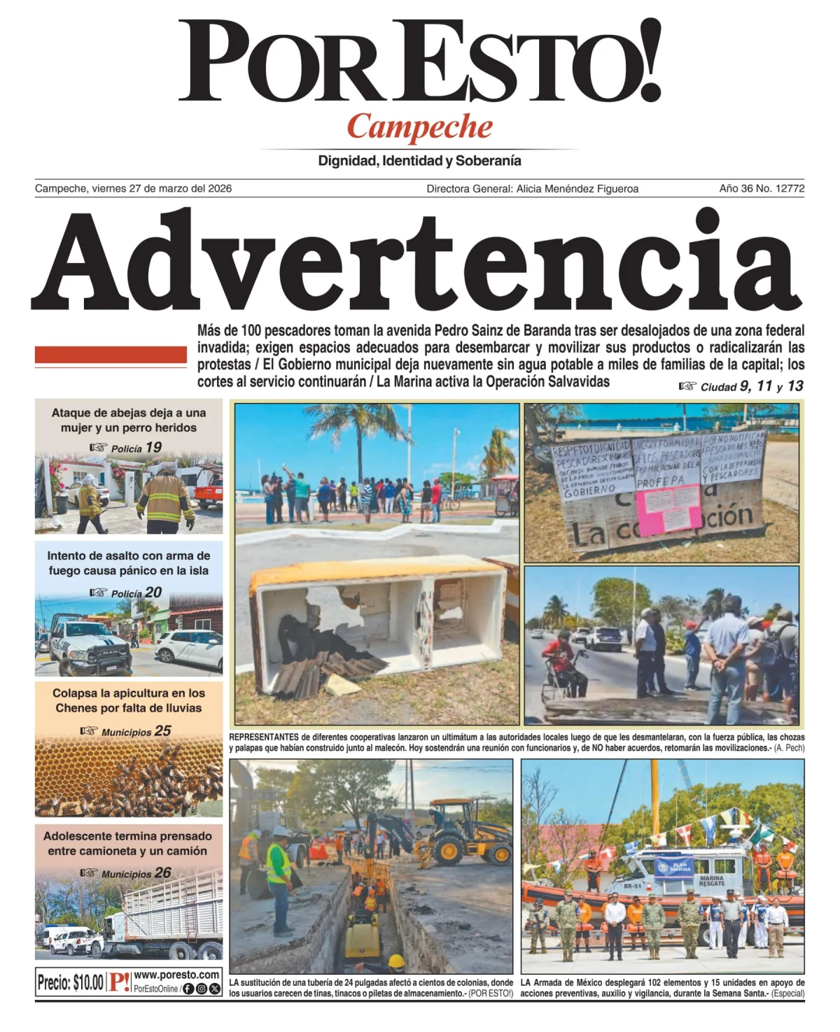 Portada de Por Esto (campeche)
