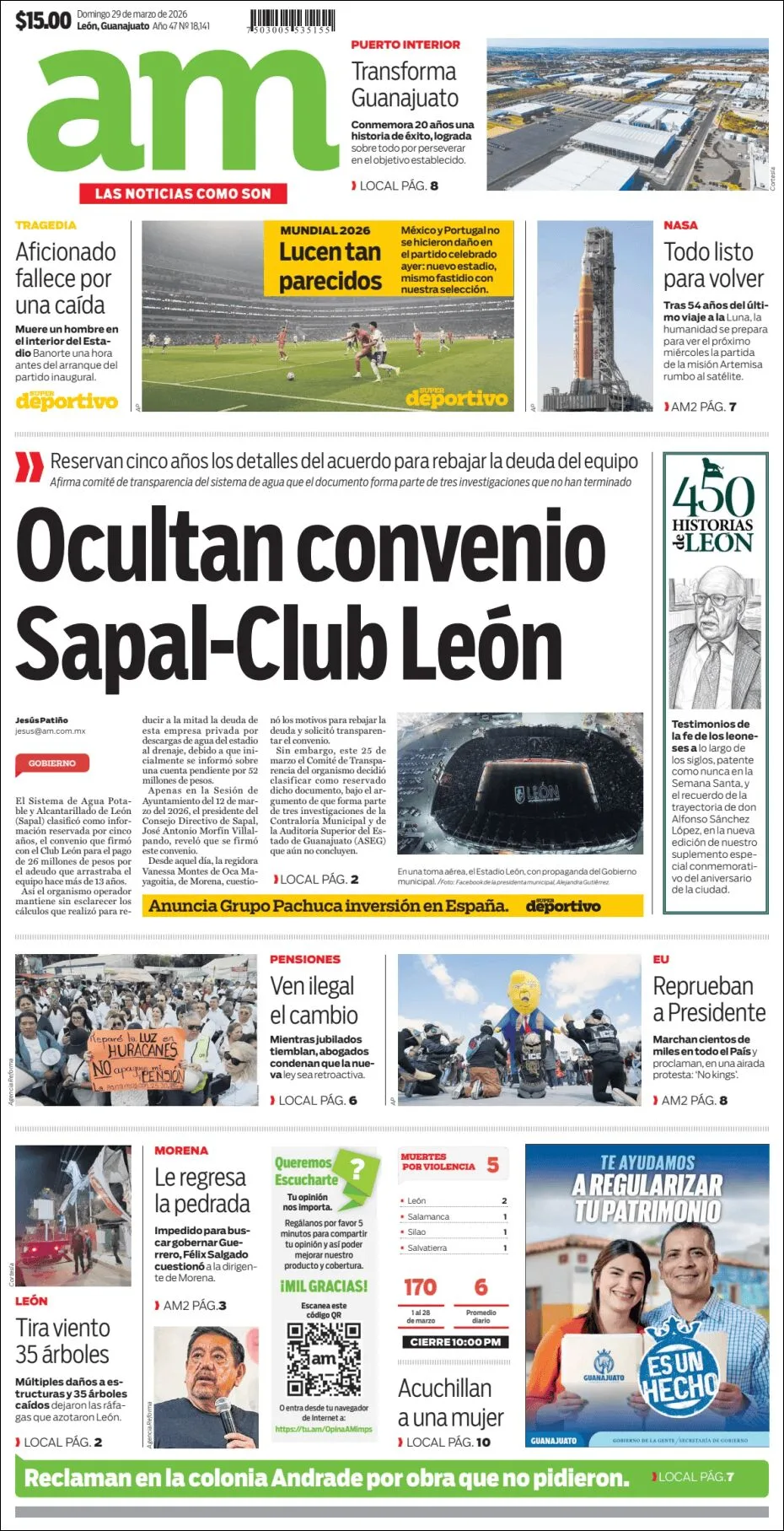 Portada de Am Corredor Industrial del domingo, 29 de marzo de 2026