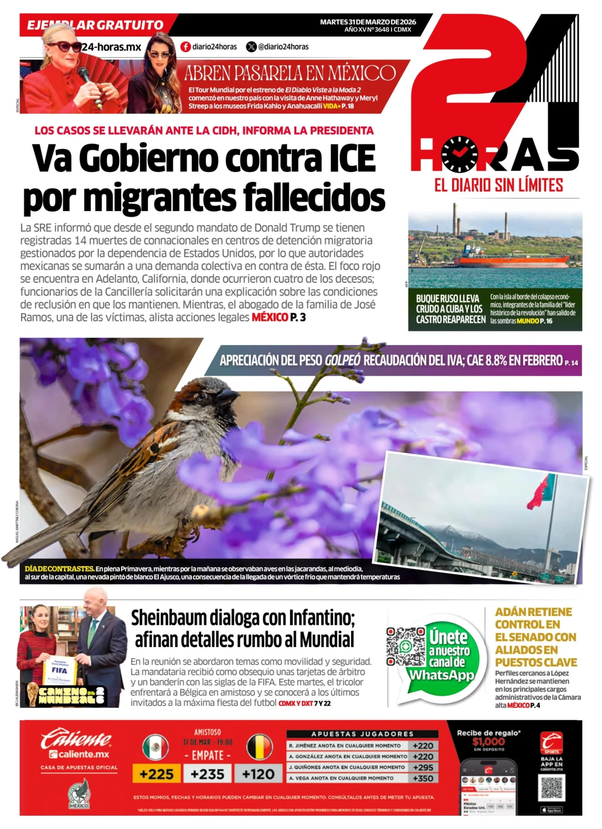 Portada de 24 Horas