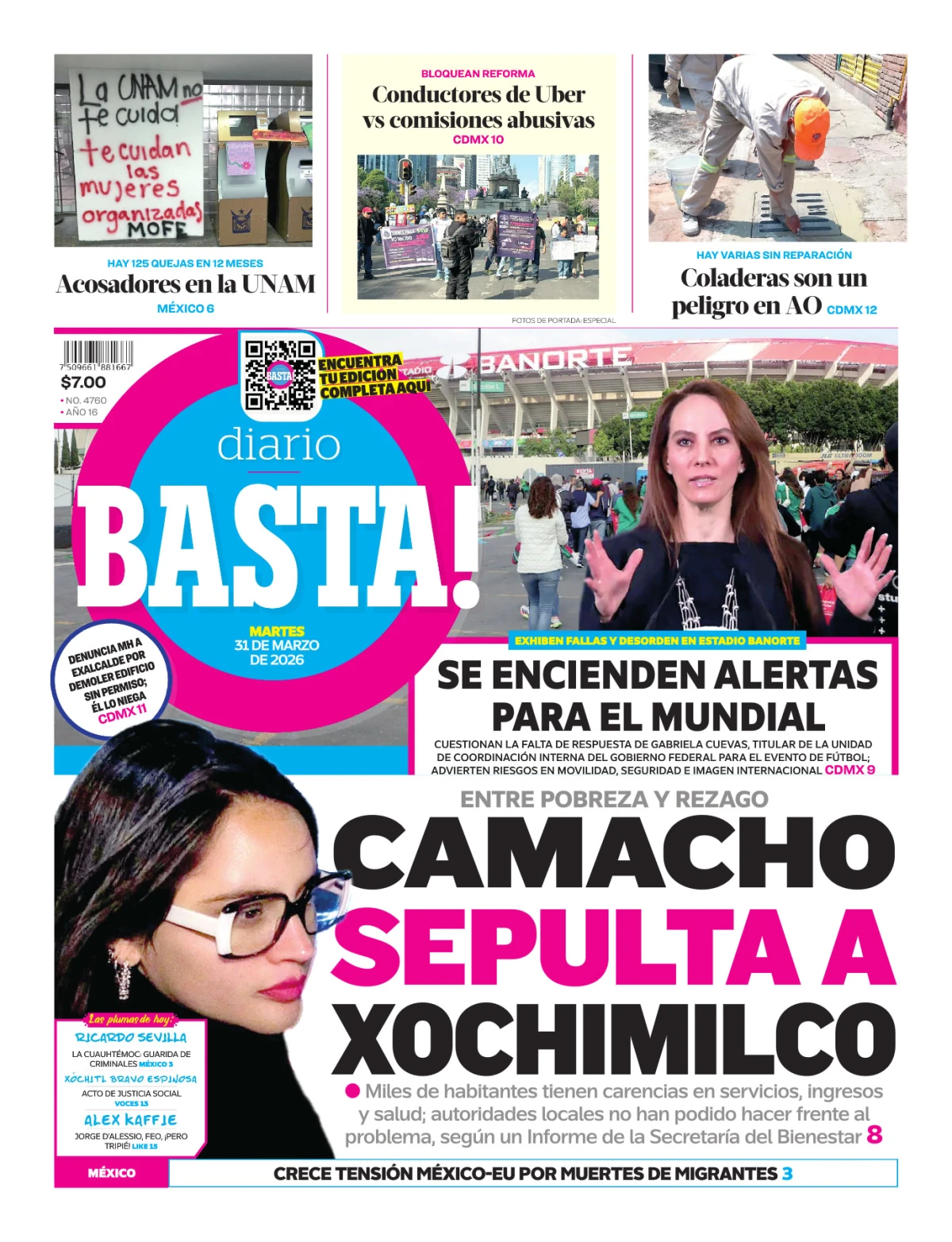 Portada de Basta! (portada)