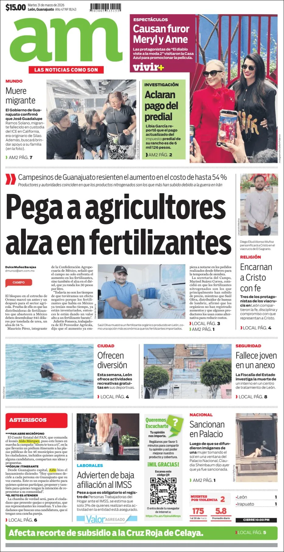 Portada de Am Corredor Industrial del martes, 31 de marzo de 2026