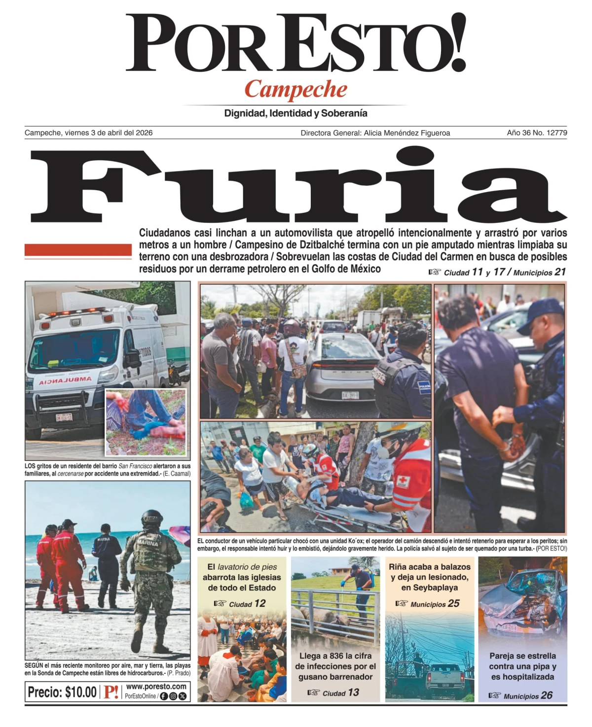 Portada de Por Esto (campeche)
