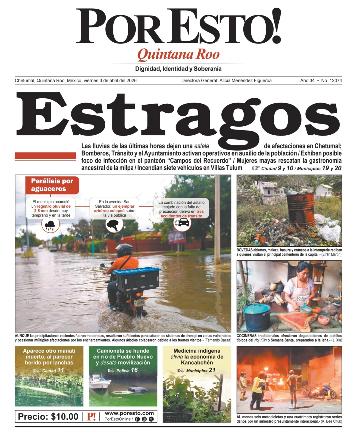 Portada de Por Esto (quintana Roo Chetumal)
