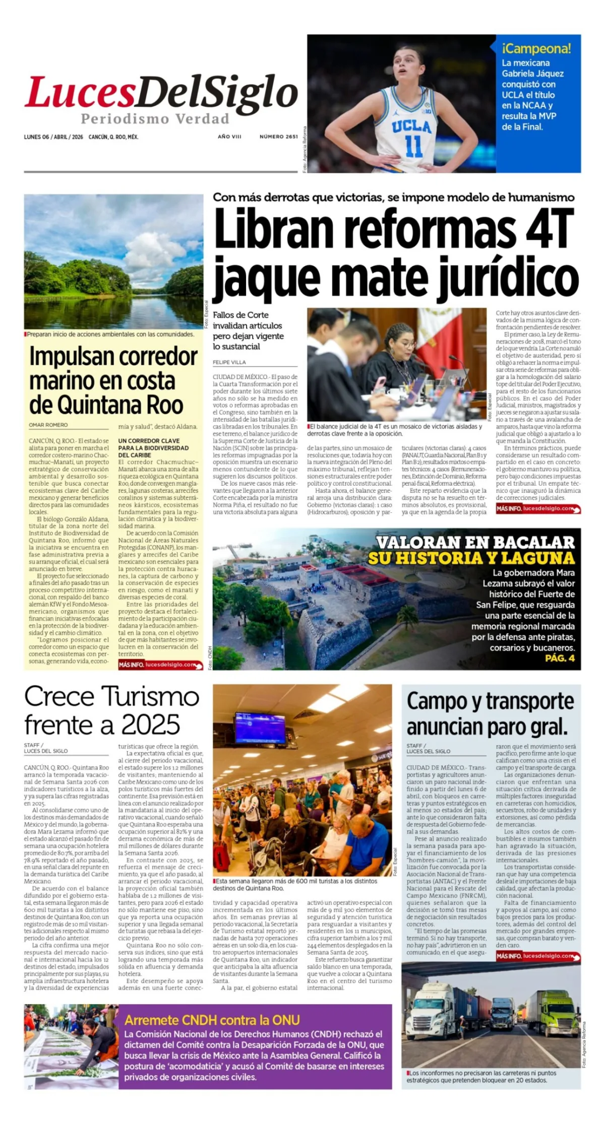 Portada de Luces del Siglo