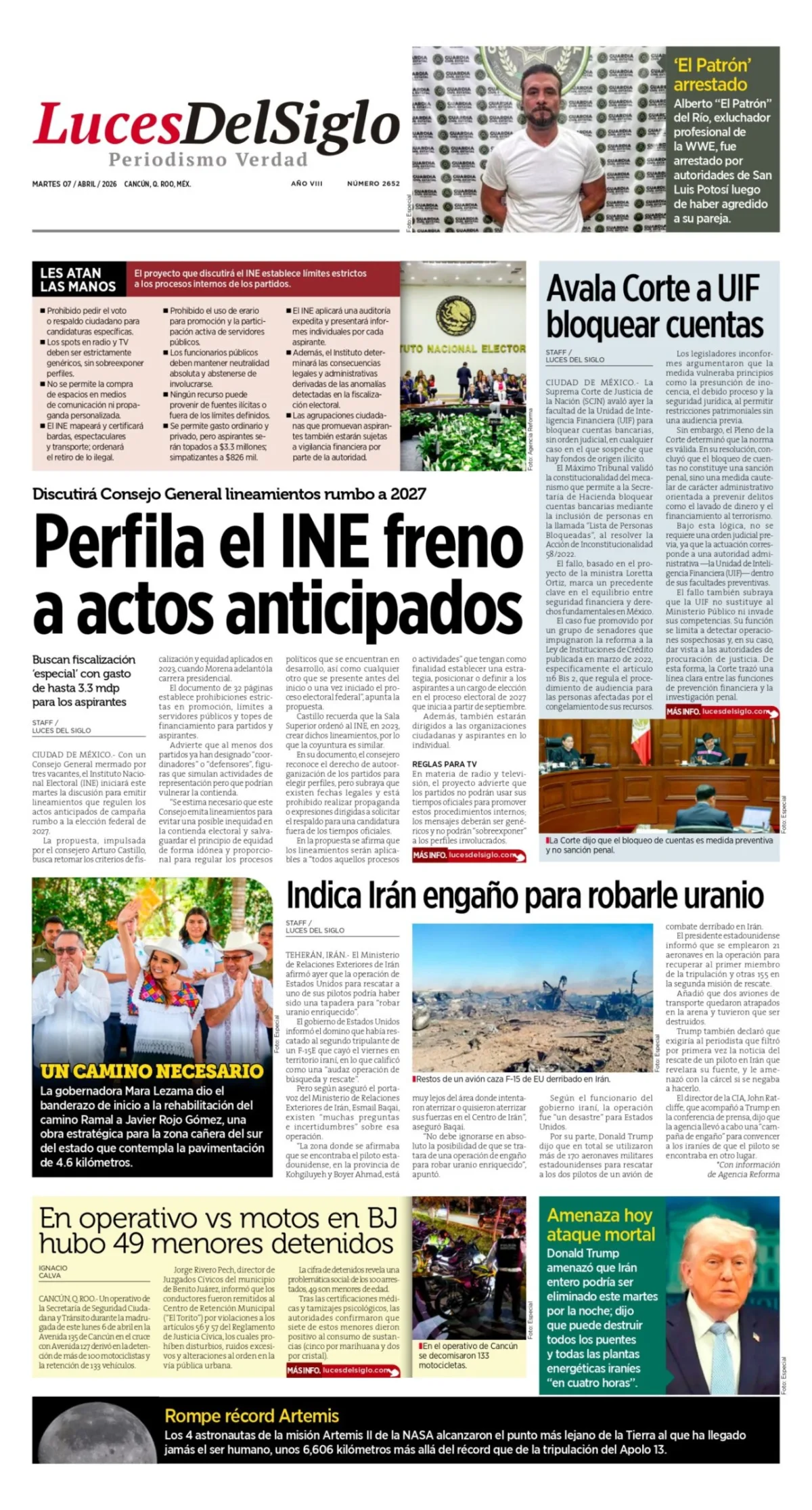 Portada de Luces del Siglo