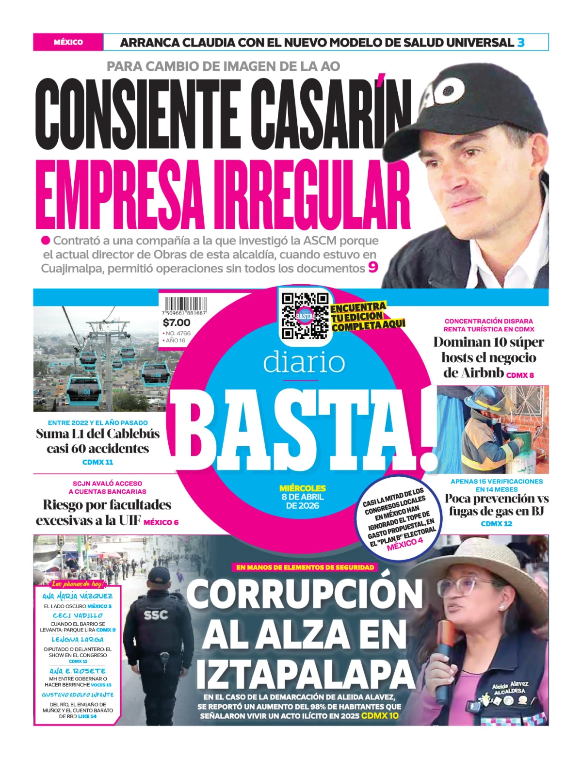 Portada de Basta! (portada)