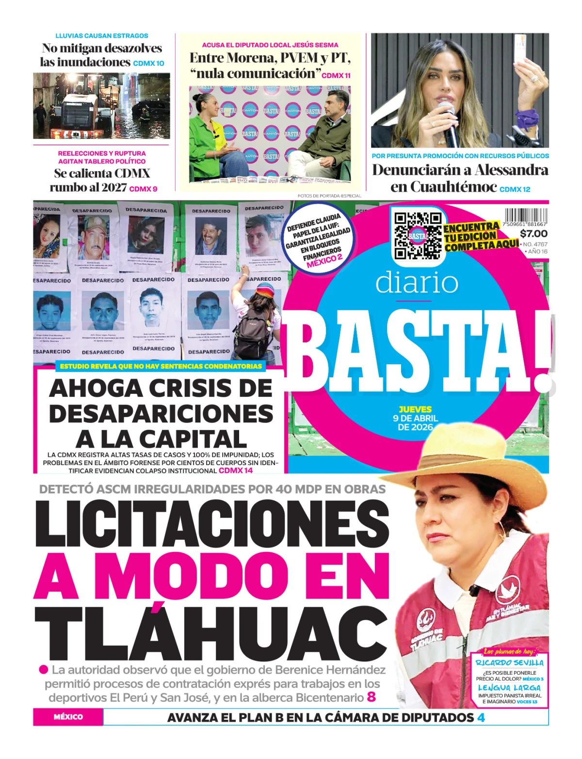 Portada de Basta! (portada)
