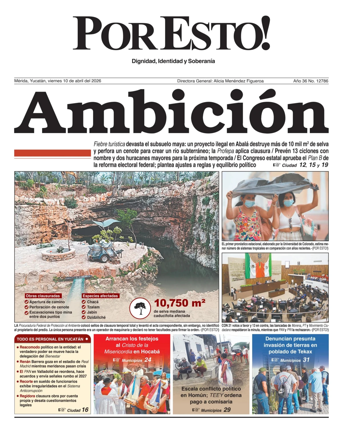 Portada de Por Esto (merida, Yucatan)