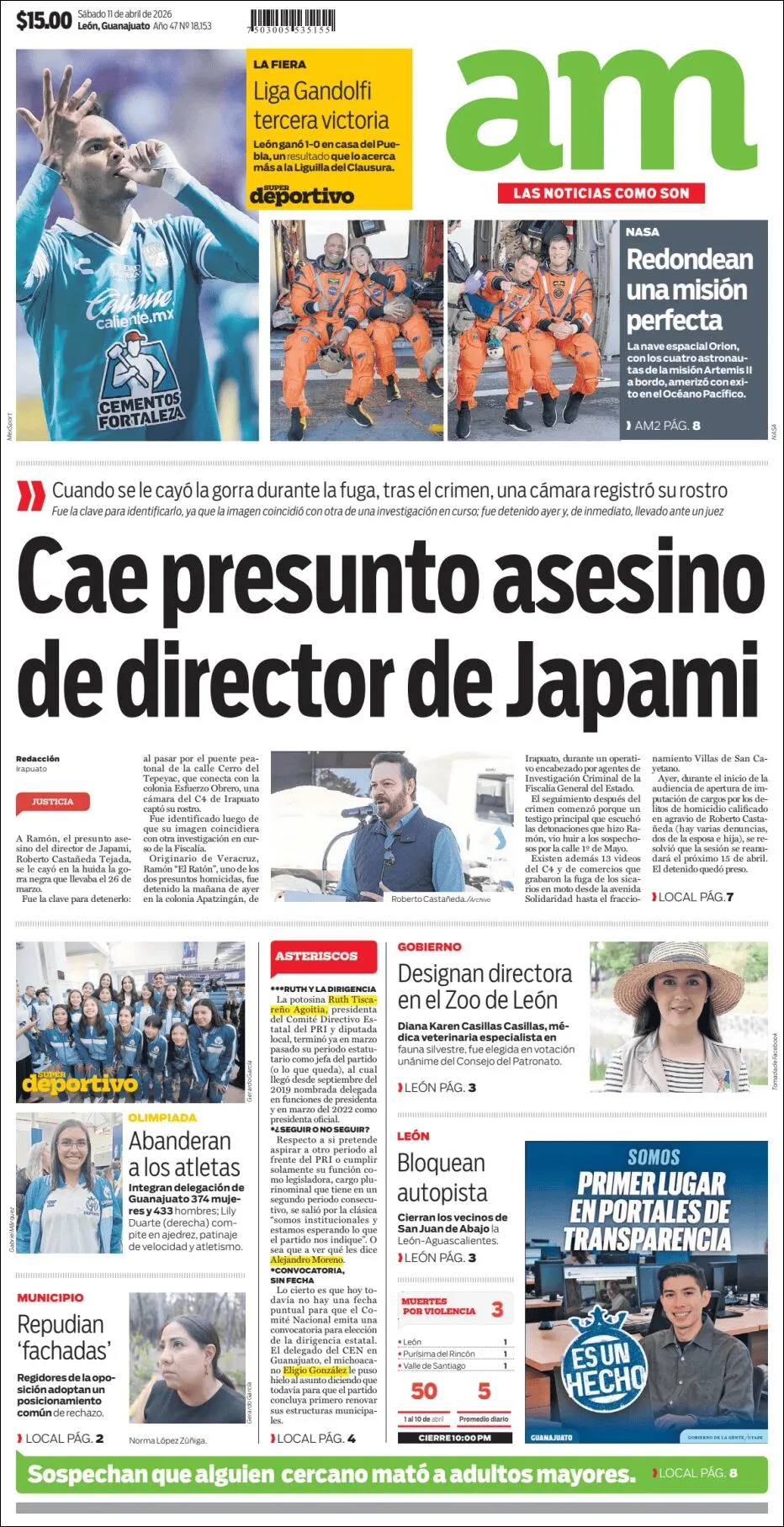 Portada de Am Corredor Industrial del sábado, 11 de abril de 2026