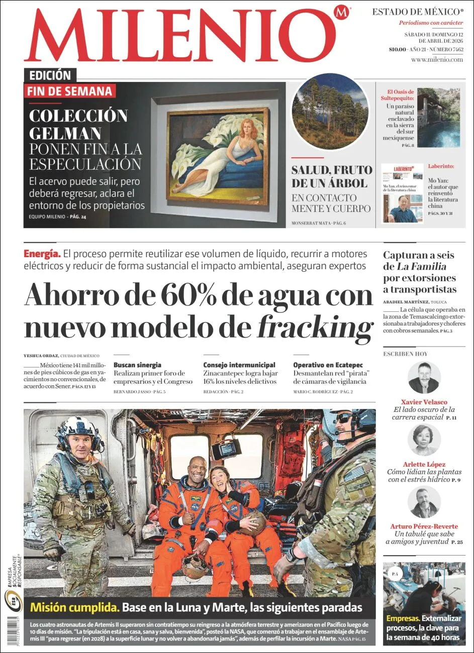 Portada de Milenio Edo de Mexico